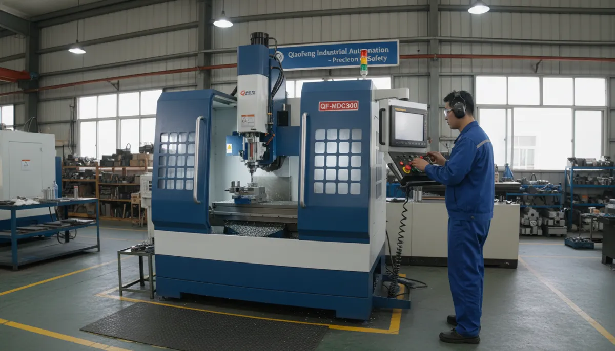 Cennetic combination milling drilling CNC machine installed in a production workshop
