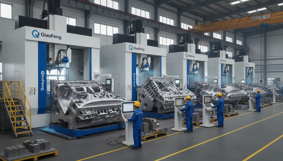 Cennetic gantry CNC machine in production facility Dongguan