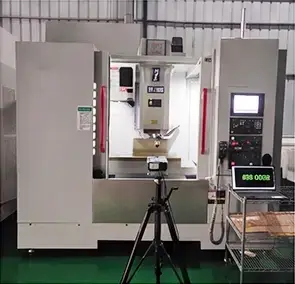 Laser interferometer calibration of a machine axis