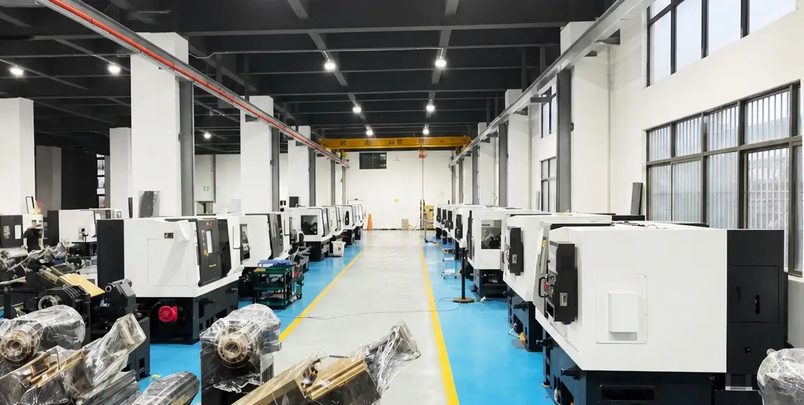 CENNETIC machining center assembly workshop in Dongguan