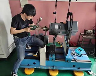 Precision weight calibration of the machine