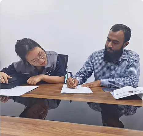 Strategic cooperation agreement signing.